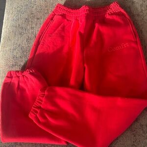 Red Comfrt Sweatpants new